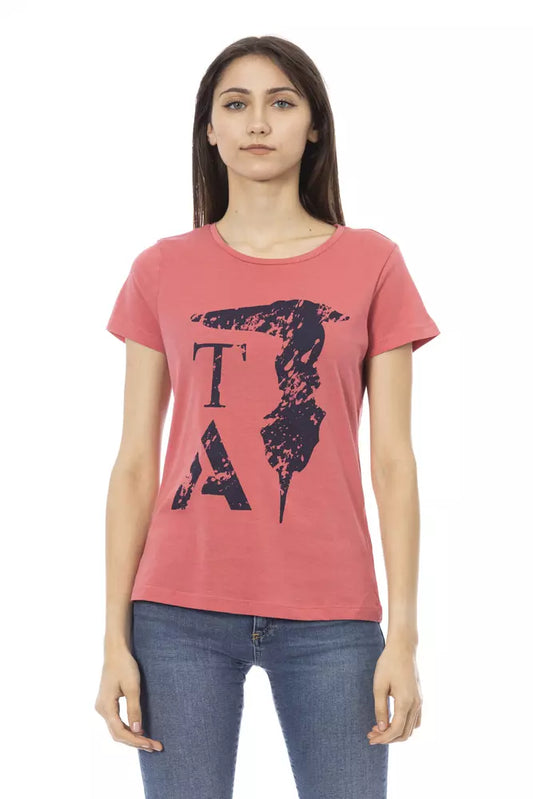 Trussardi Action Pink Cotton Women's Top