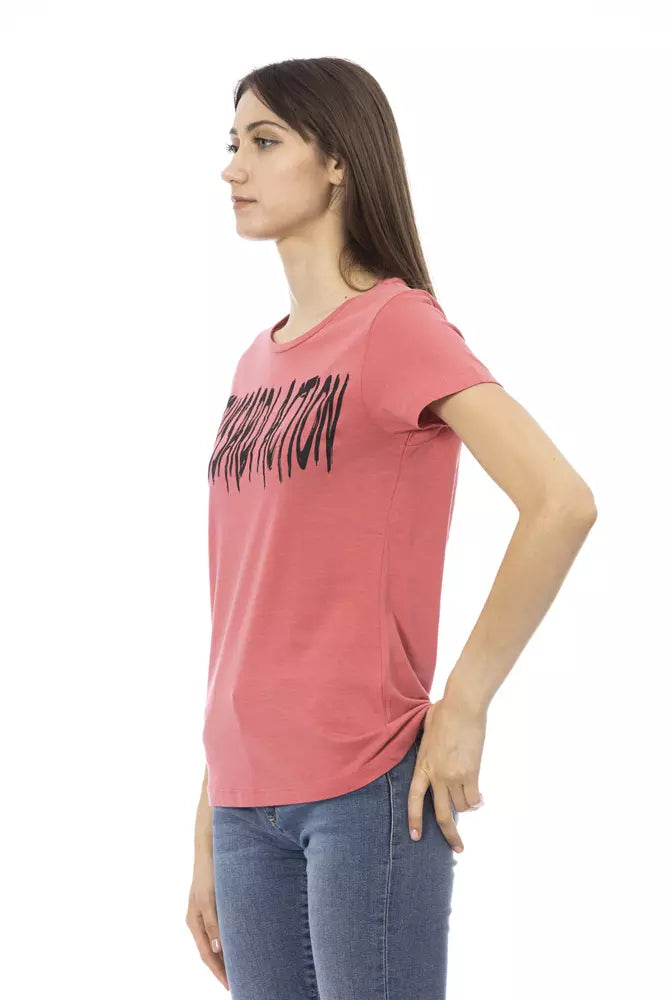 Trussardi Action Rosa Baumwolle Damen Top