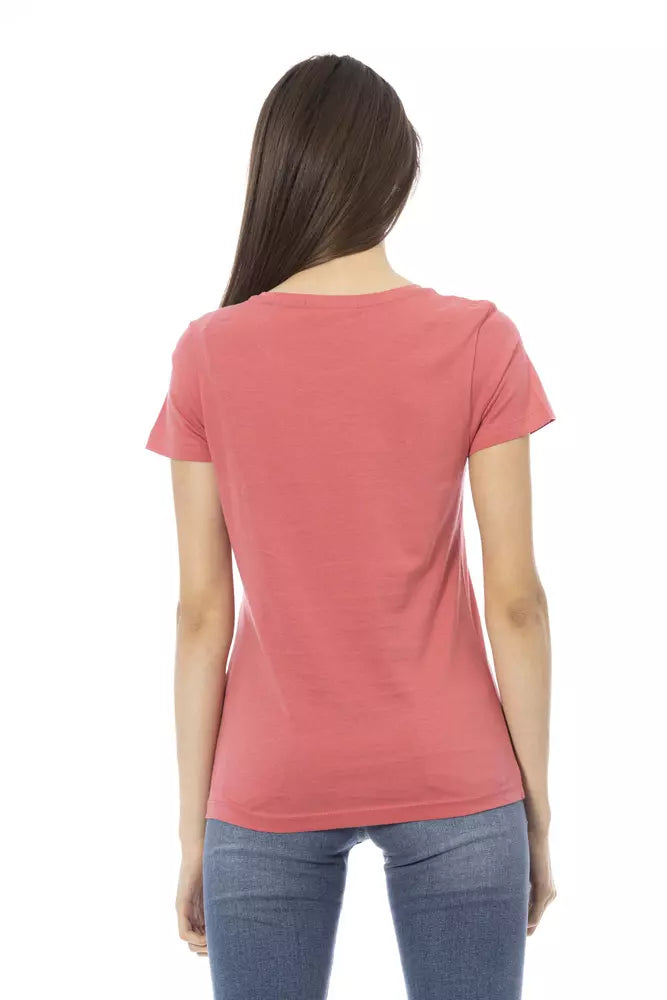 Trussardi Action Rosa Baumwolle Damen Top