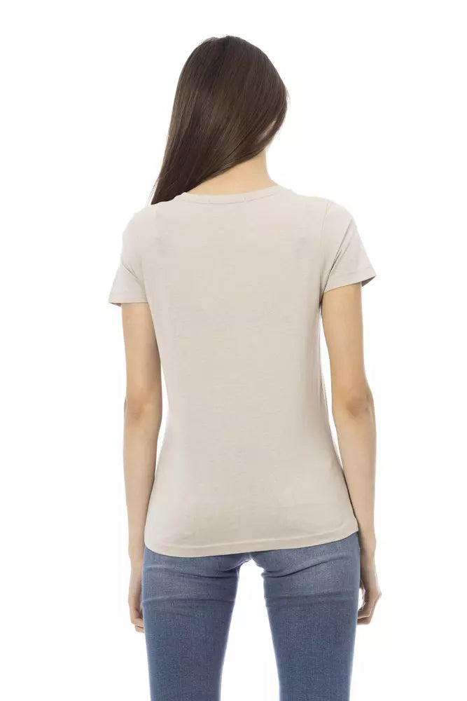 Trussardi Action Beige Baumwolle Damen Top