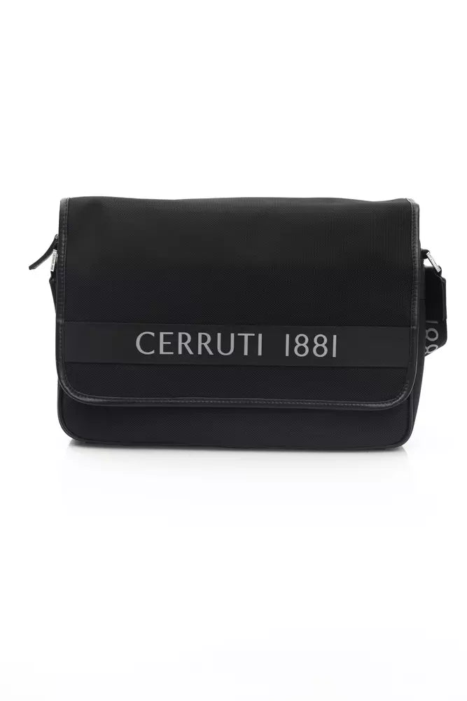 Cerruti 1881 Black Nylon Men's Messenger Bag