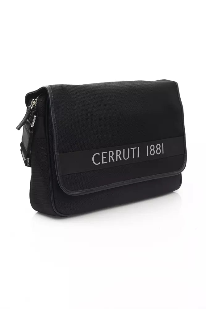 Cerruti 1881 Black Nylon Men's Messenger Bag