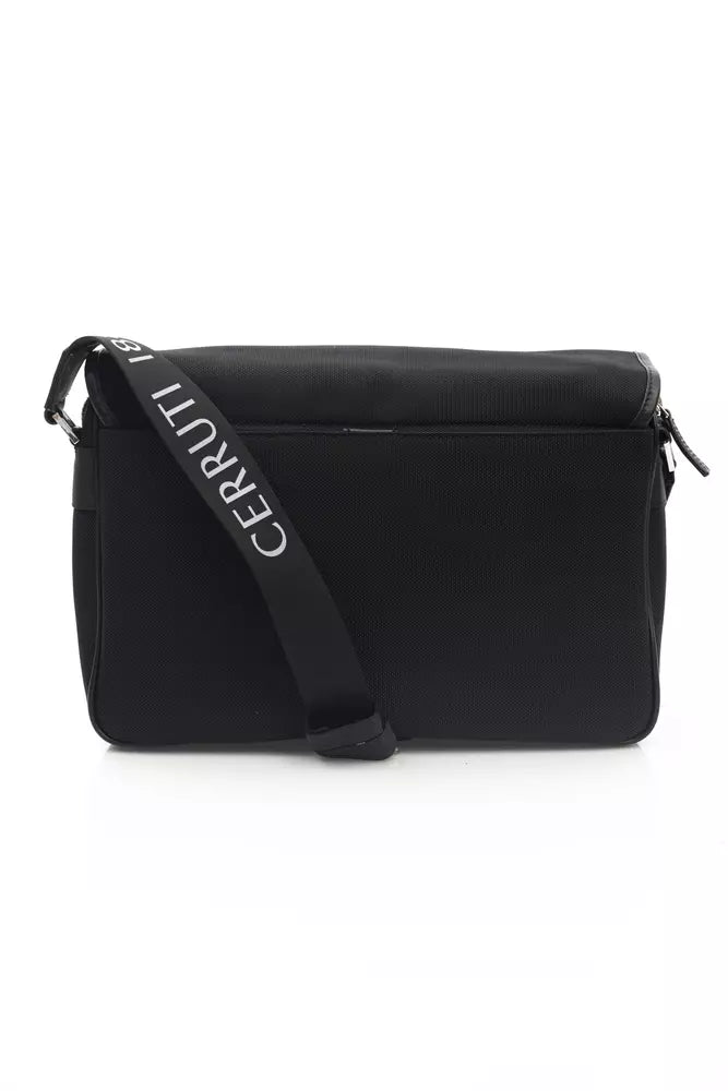 Cerruti 1881 Black Nylon Men's Messenger Bag