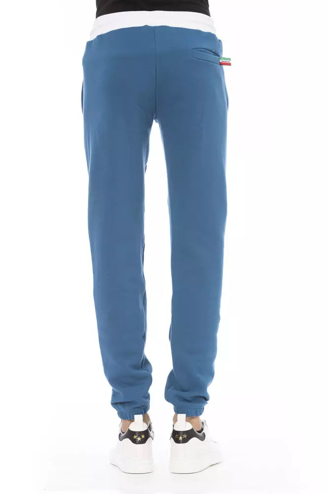 Baldinini Trend Blue Cotton Men's Trousers