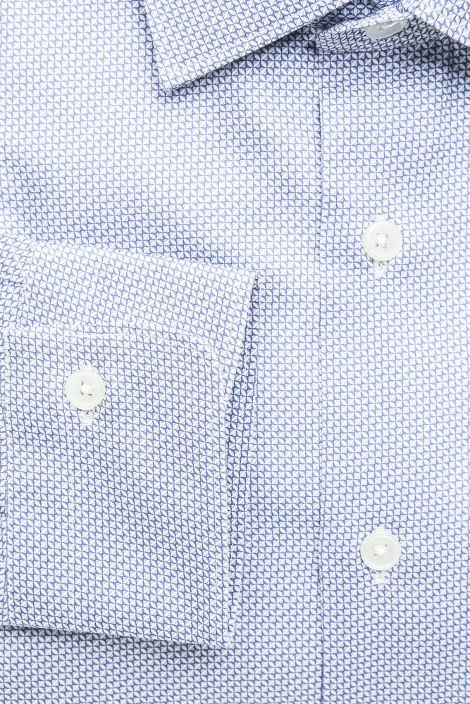 Robert Friedman Light Blue Cotton Shirt for Men