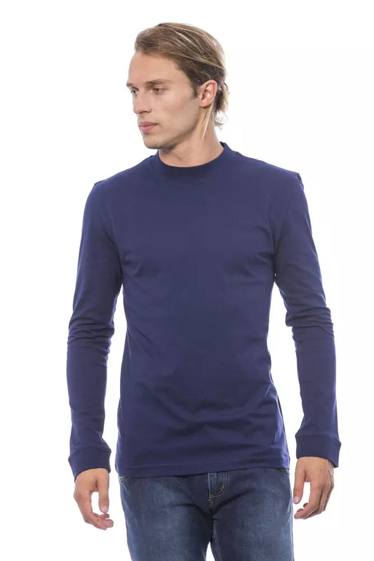 Verri Blue Cotton Sweater for Men