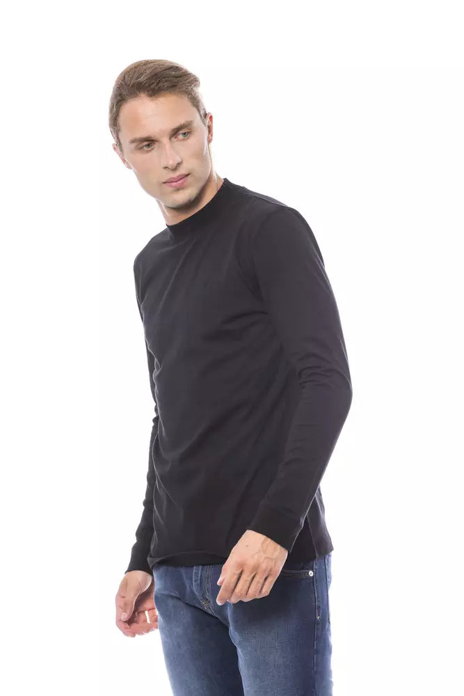 Verri Black Cotton Sweater for Men