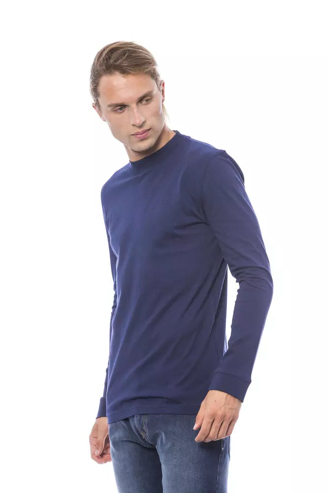 Verri Blue Cotton Sweater for Men