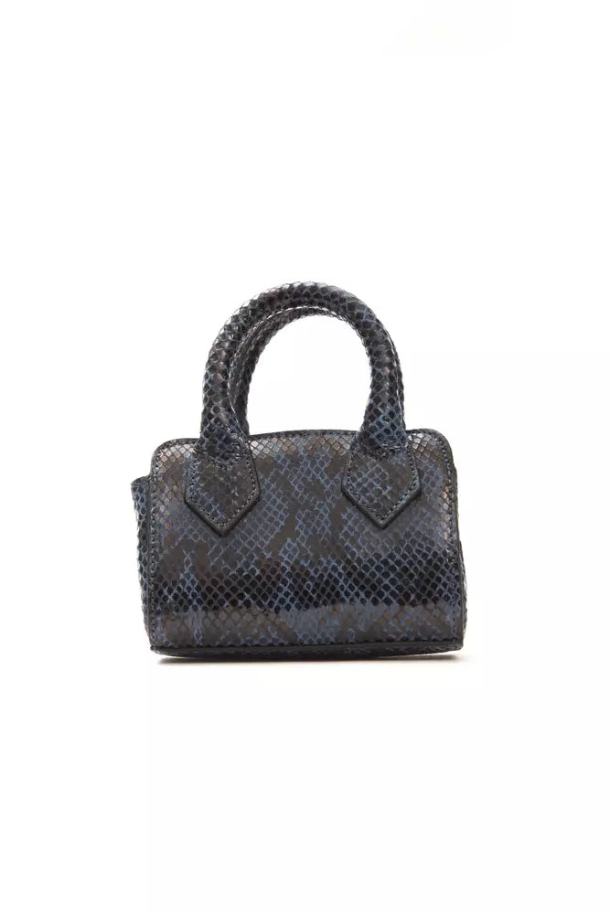 Pompei Donatella Blue Leather Women Handbag