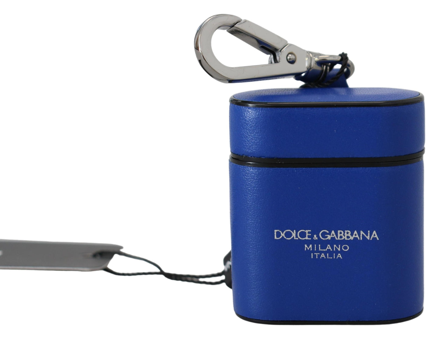 Dolce &amp; Gabbana Elegant Airpods case in blue leather