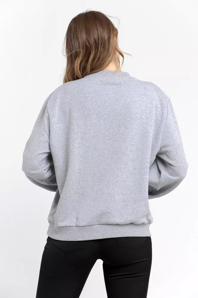 Trussardi Grey Cotton Sweater for Women