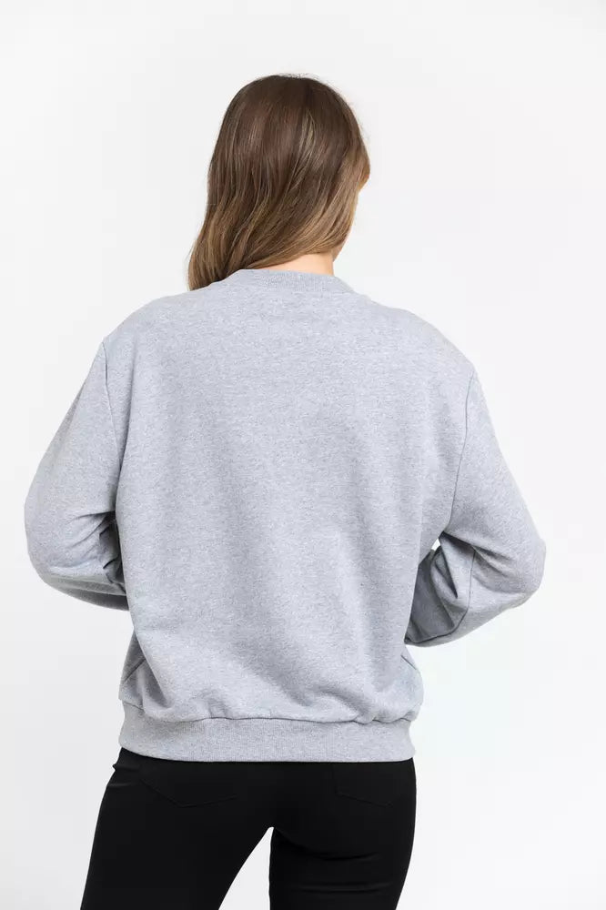 Trussardi Grey Cotton Sweater for Women