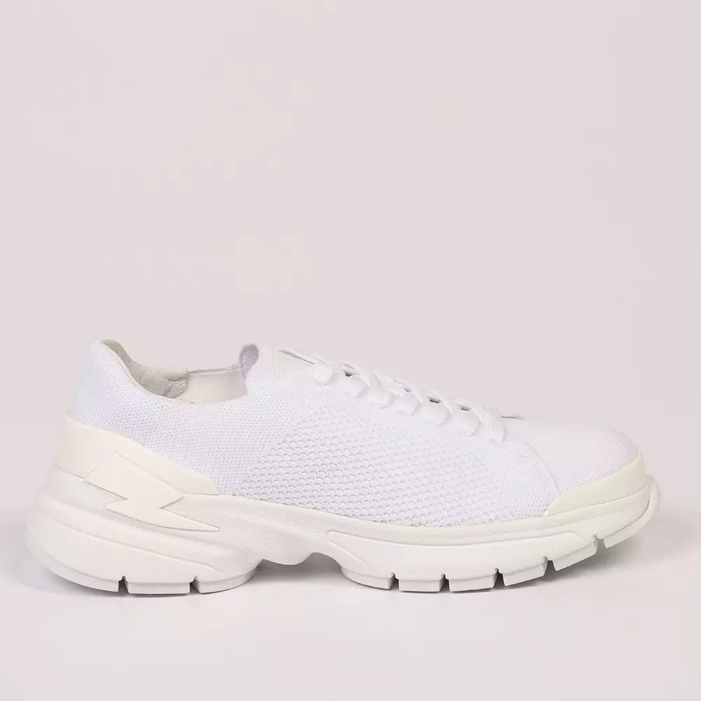 Neil Barrett White Textile Men's Sneakers