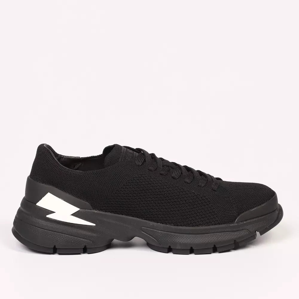 Neil Barrett Black Textile Men's Sneakers