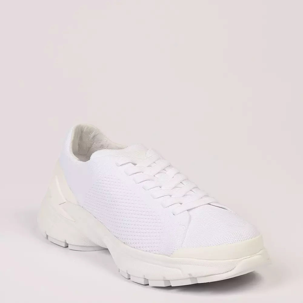 Neil Barrett White Textile Men's Sneakers