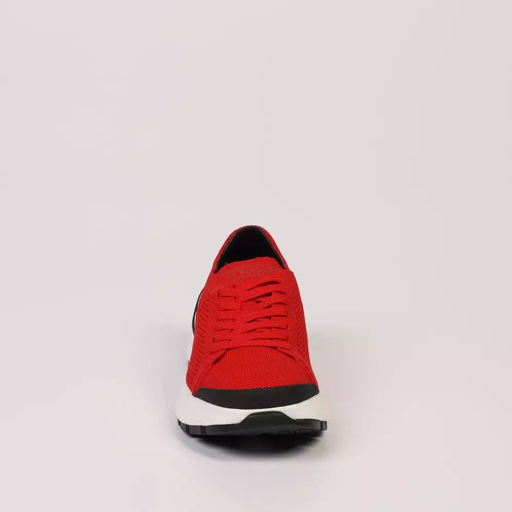 Neil Barrett Red Textile Men's Sneakers