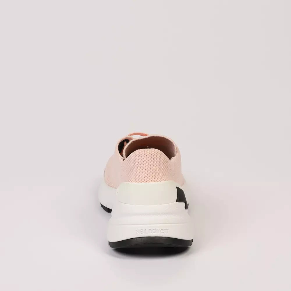 Neil Barrett Pink Textile Men's Sneakers