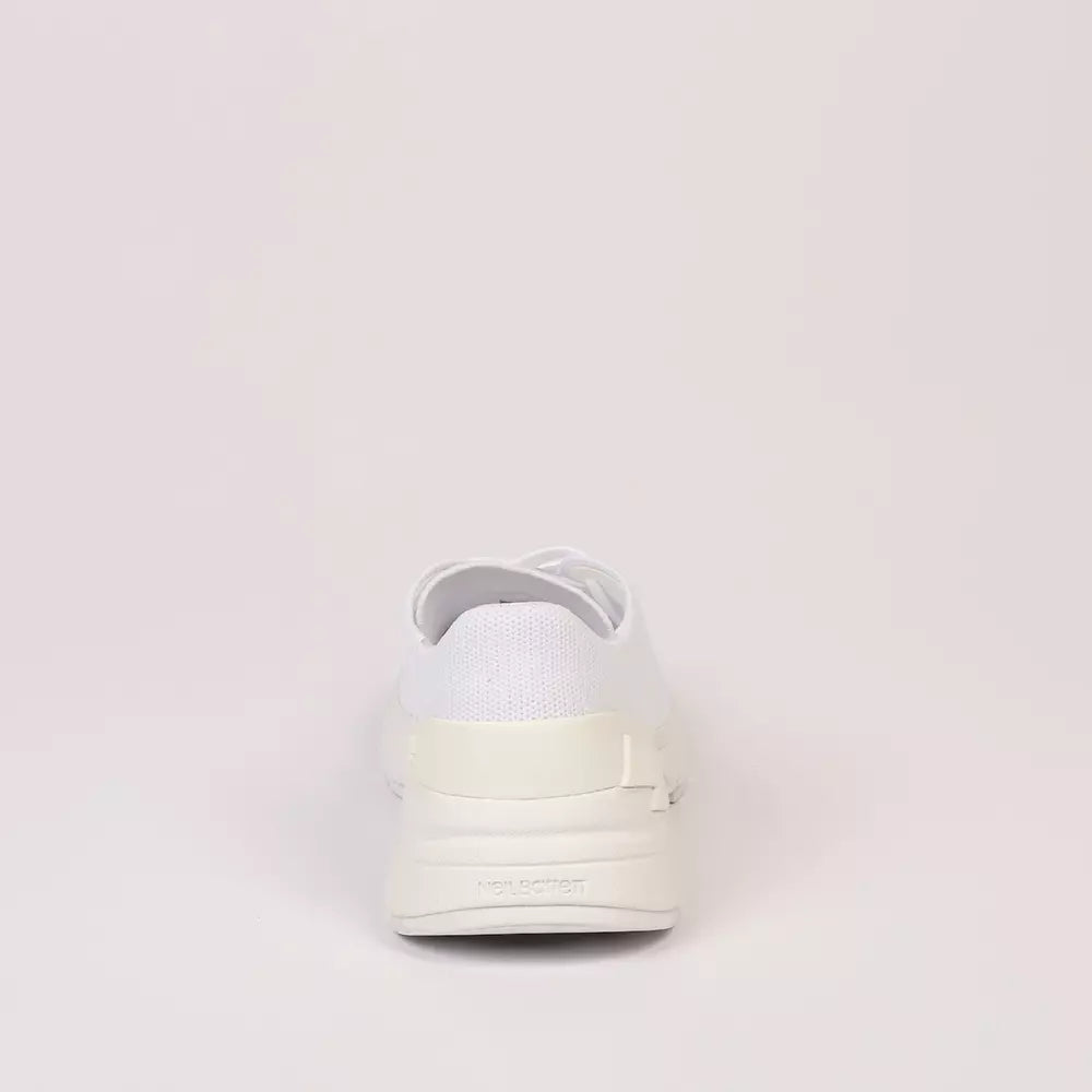 Neil Barrett White Textile Men's Sneakers