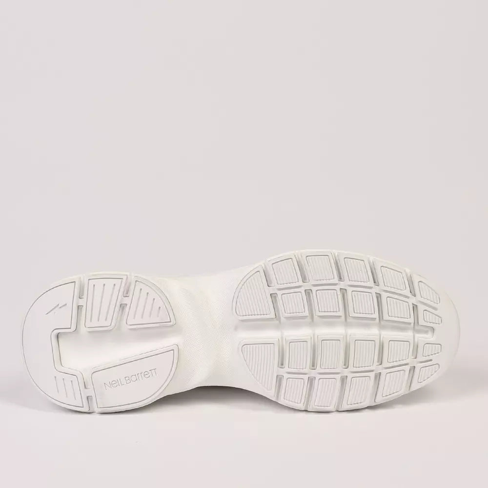 Neil Barrett White Textile Men's Sneakers