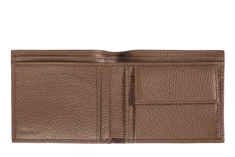 Trussardi Brown Leather Wallet for Men