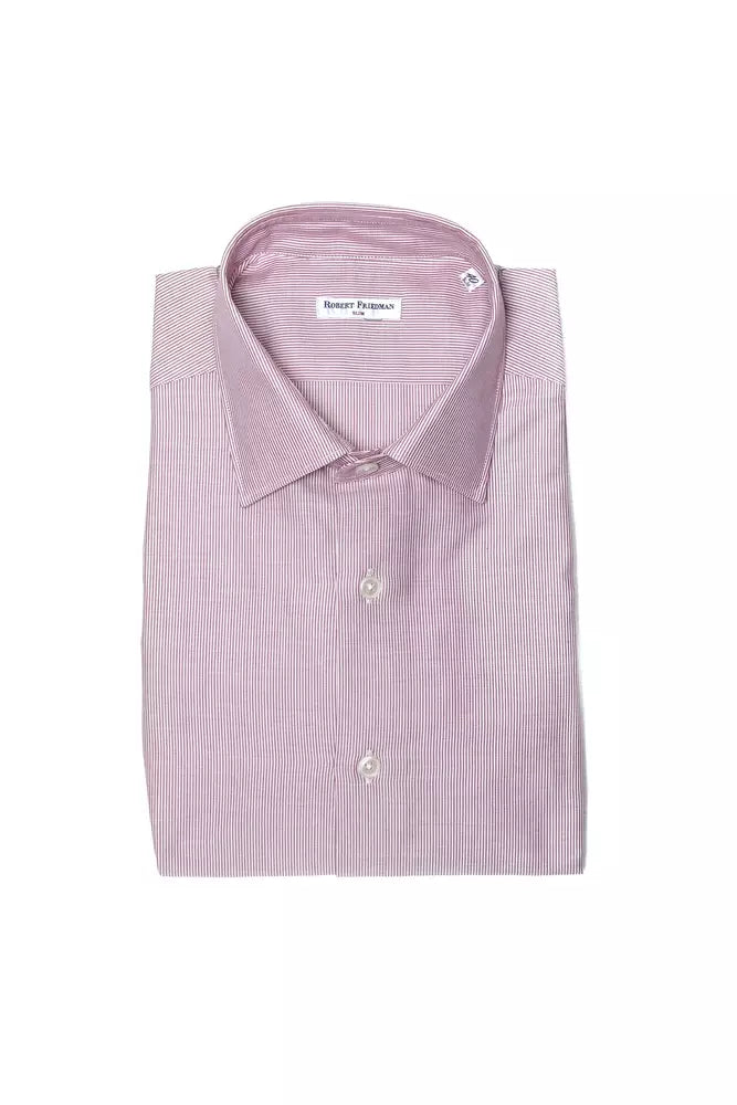 Robert Friedman Pink Cotton Shirt for Men