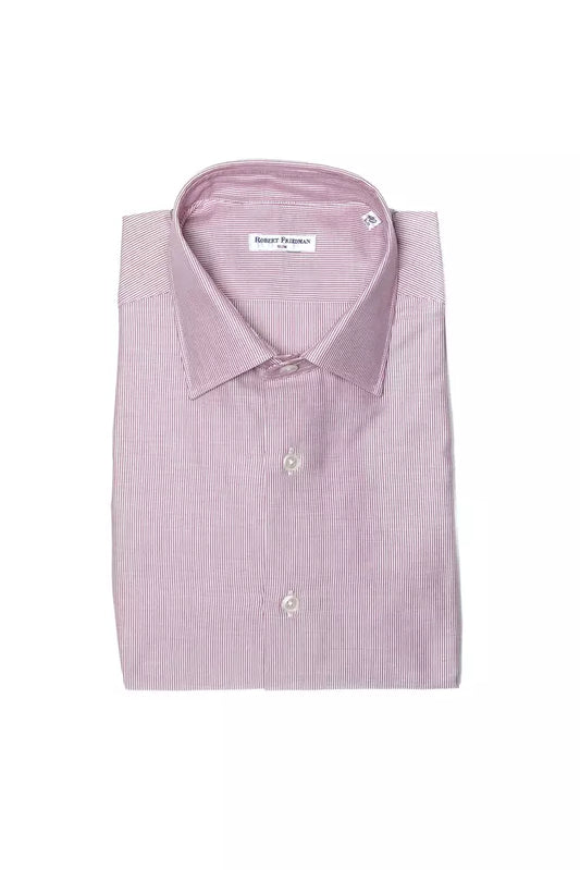 Robert Friedman Pink Cotton Shirt for Men