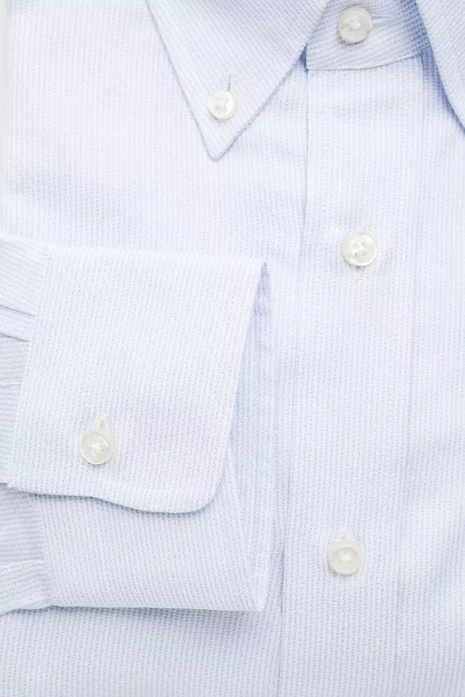 Robert Friedman Light Blue Cotton Shirt for Men