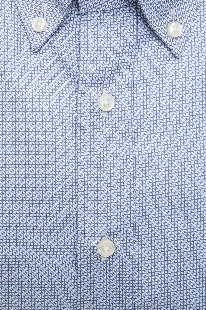 Robert Friedman Light Blue Cotton Shirt for Men