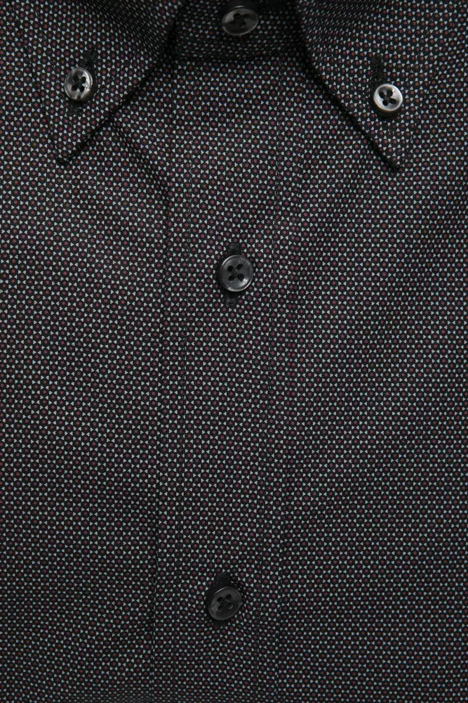 Robert Friedman Black Cotton Shirt for Men