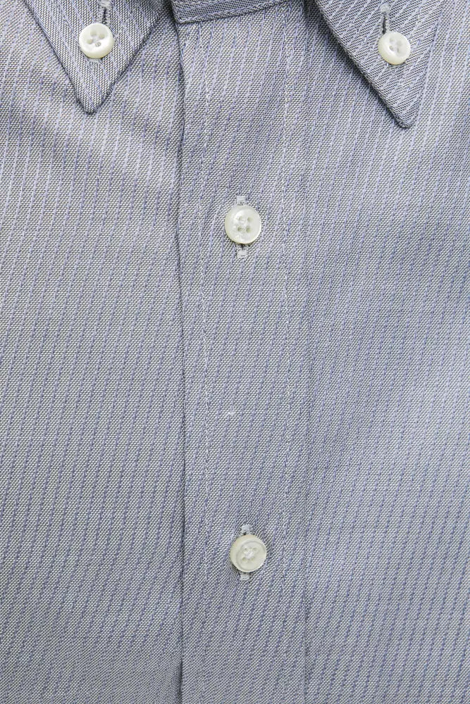 Robert Friedman Beige Cotton Men's Shirt