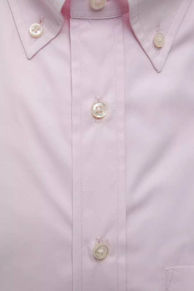 Robert Friedman Pink Cotton Shirt for Men