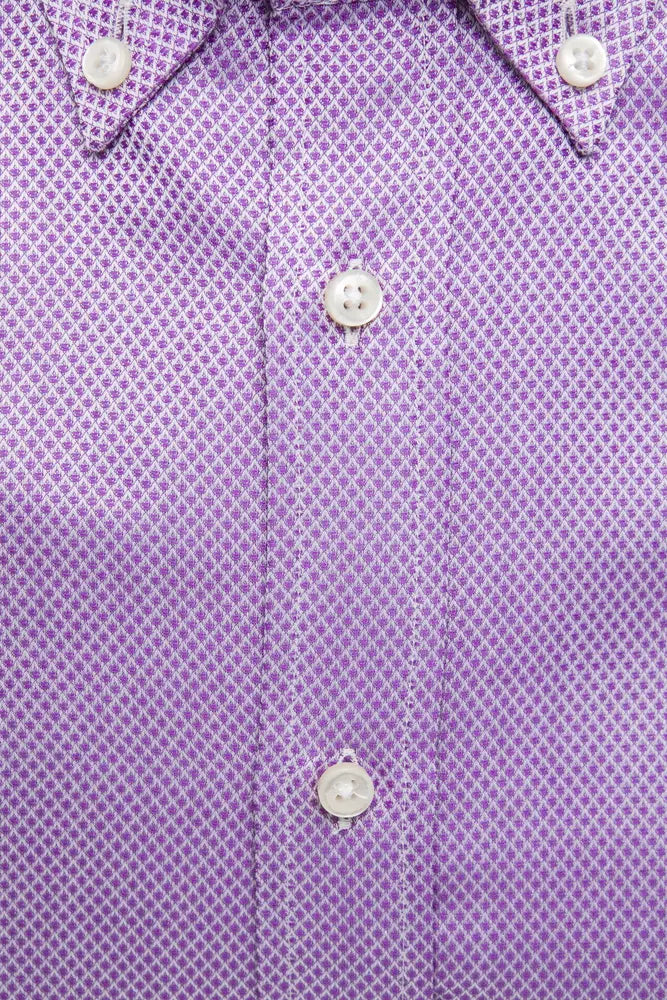 Robert Friedman Pink Cotton Shirt for Men