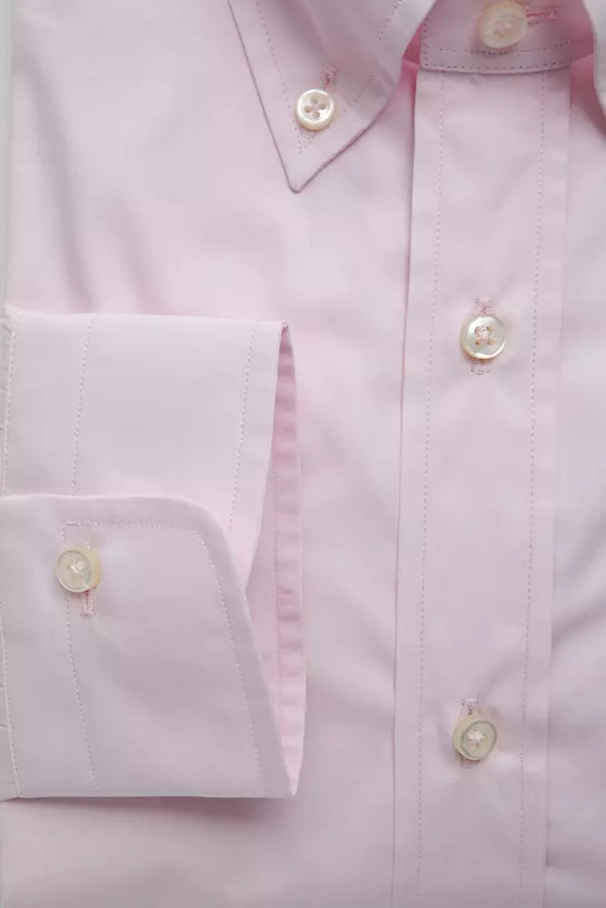 Robert Friedman Pink Cotton Shirt for Men