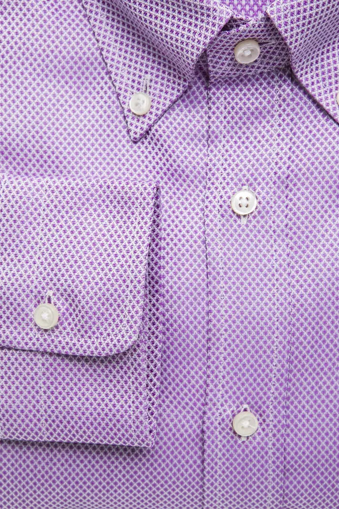 Robert Friedman Pink Cotton Shirt for Men