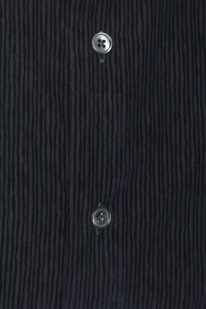 Robert Friedman Black Cotton Shirt for Men