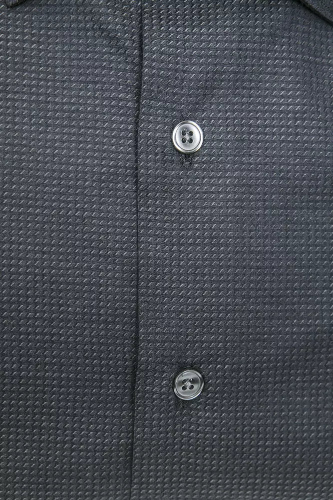 Robert Friedman Black Cotton Shirt for Men