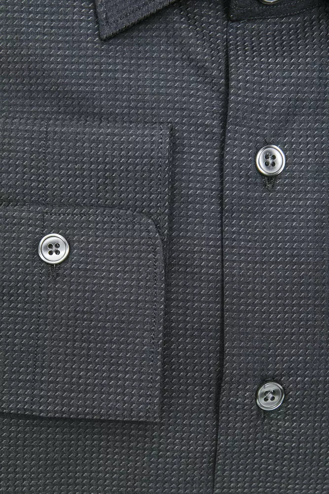 Robert Friedman Black Cotton Shirt for Men