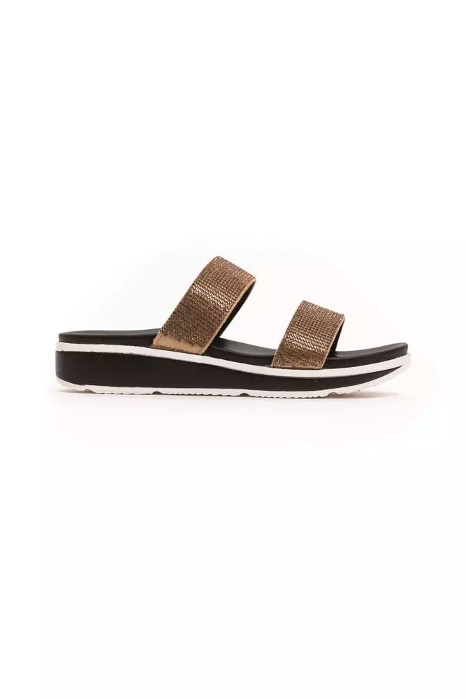 Péché Originel Beige Textile Women's Sandal