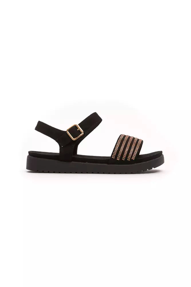 Péché Originel Gold Textile Women's Sandal