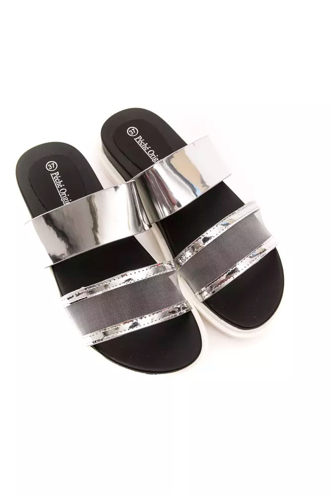 Péché Originel Silver Polyethylene Women's Sandal