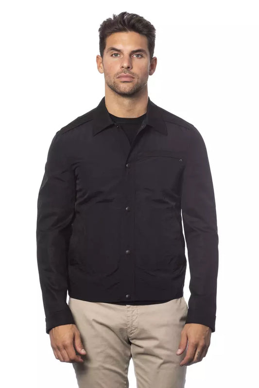 Verri "Black Cotton Jacket for Men"