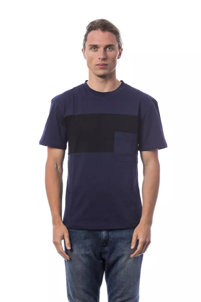 Verri Blue Cotton Men's T-Shirt