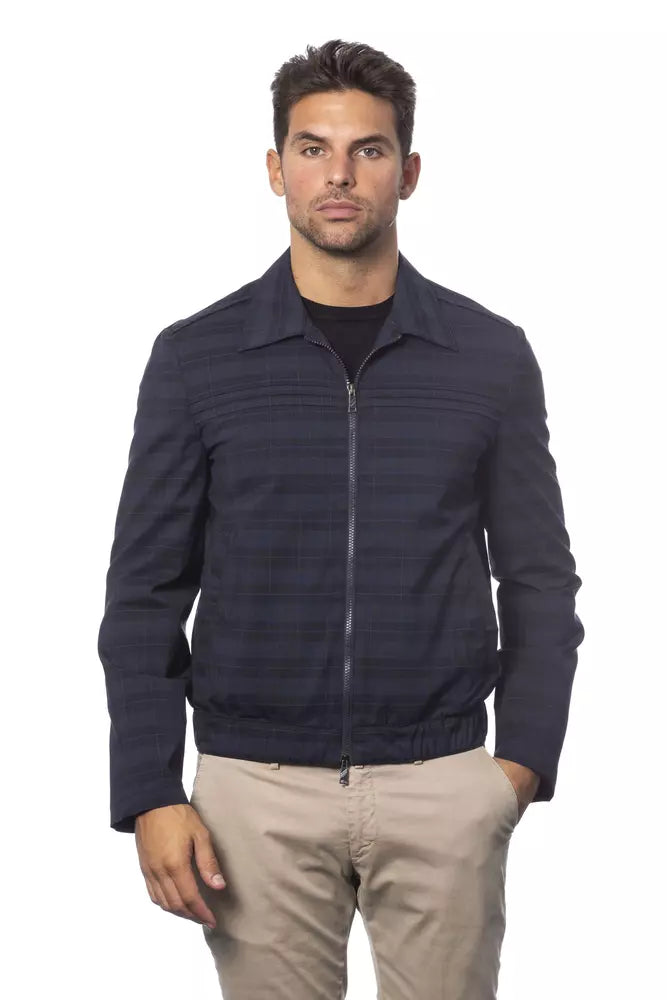 Verri Blue Wool Men's Jacket