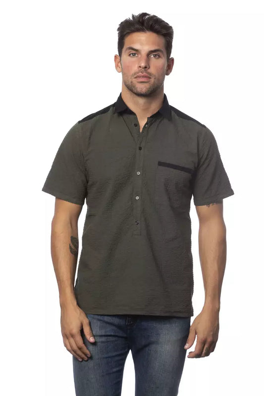 Verri Army Cotton Shirt for Men