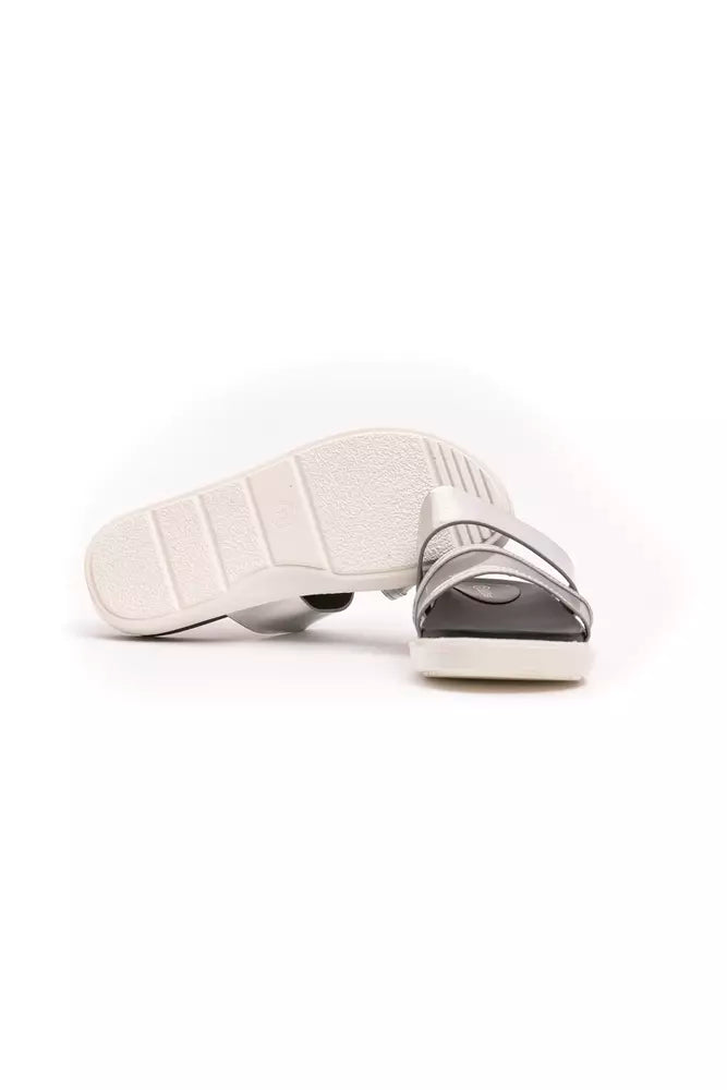 Péché Originel Silver Polyethylene Women's Sandal