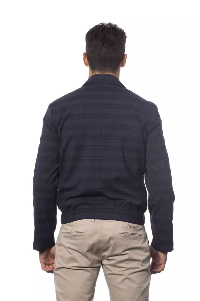 Verri Blue Wool Men's Jacket