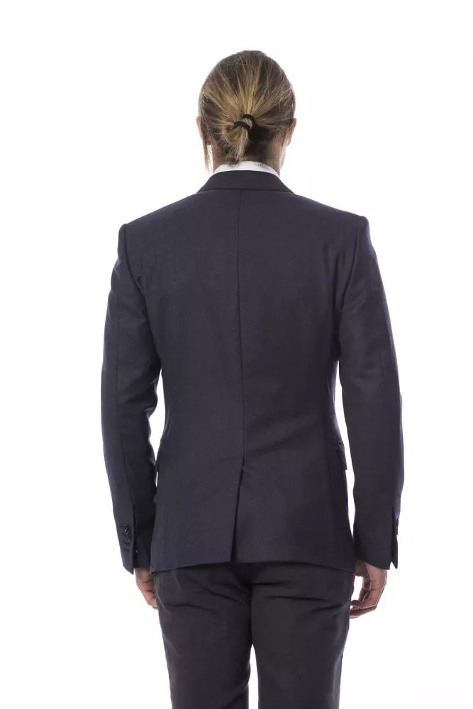 Verri Blue Wool Blazer for Men