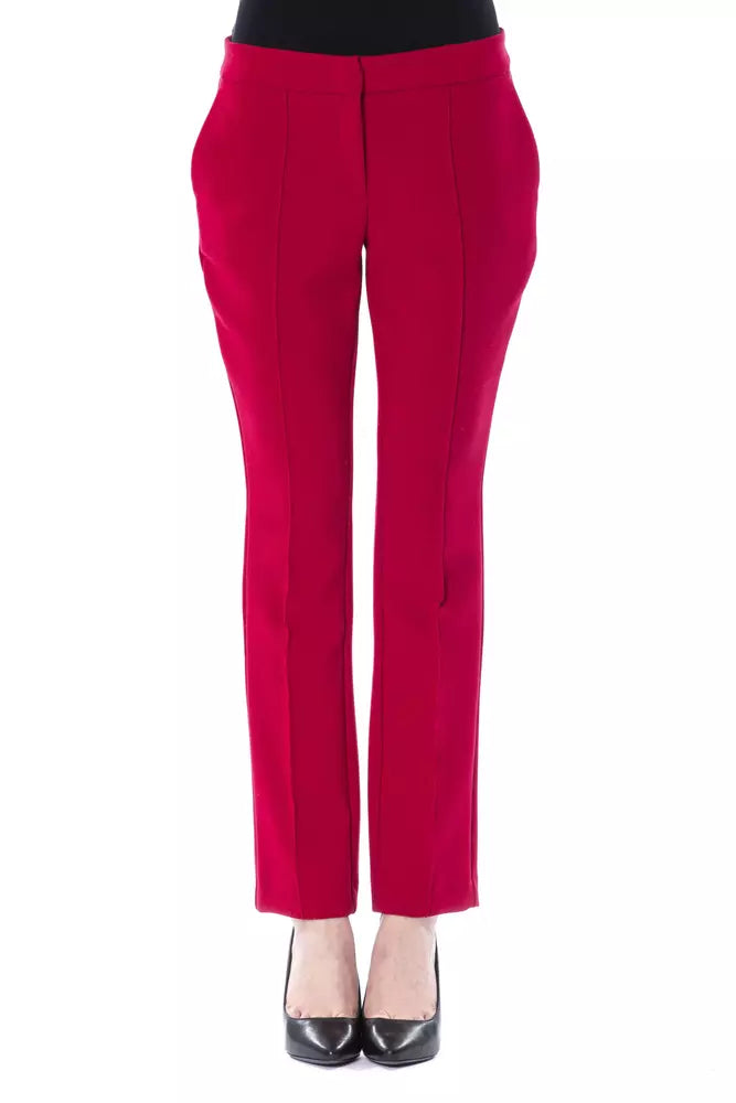 BYBLOS "Fuchsia Polyester Women's Pants"