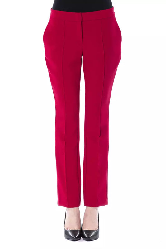 BYBLOS "Fuchsia Polyester Women's Pants"