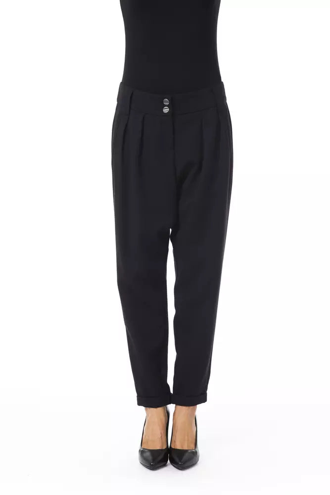 BYBLOS Black Polyester Pants for Women